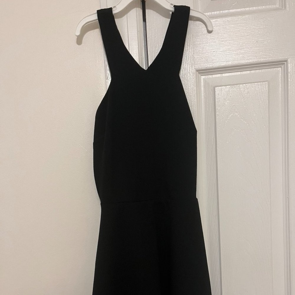 Black mini dress